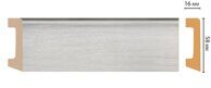 Плинтус напольный Decomaster D234-84 58х16 мм